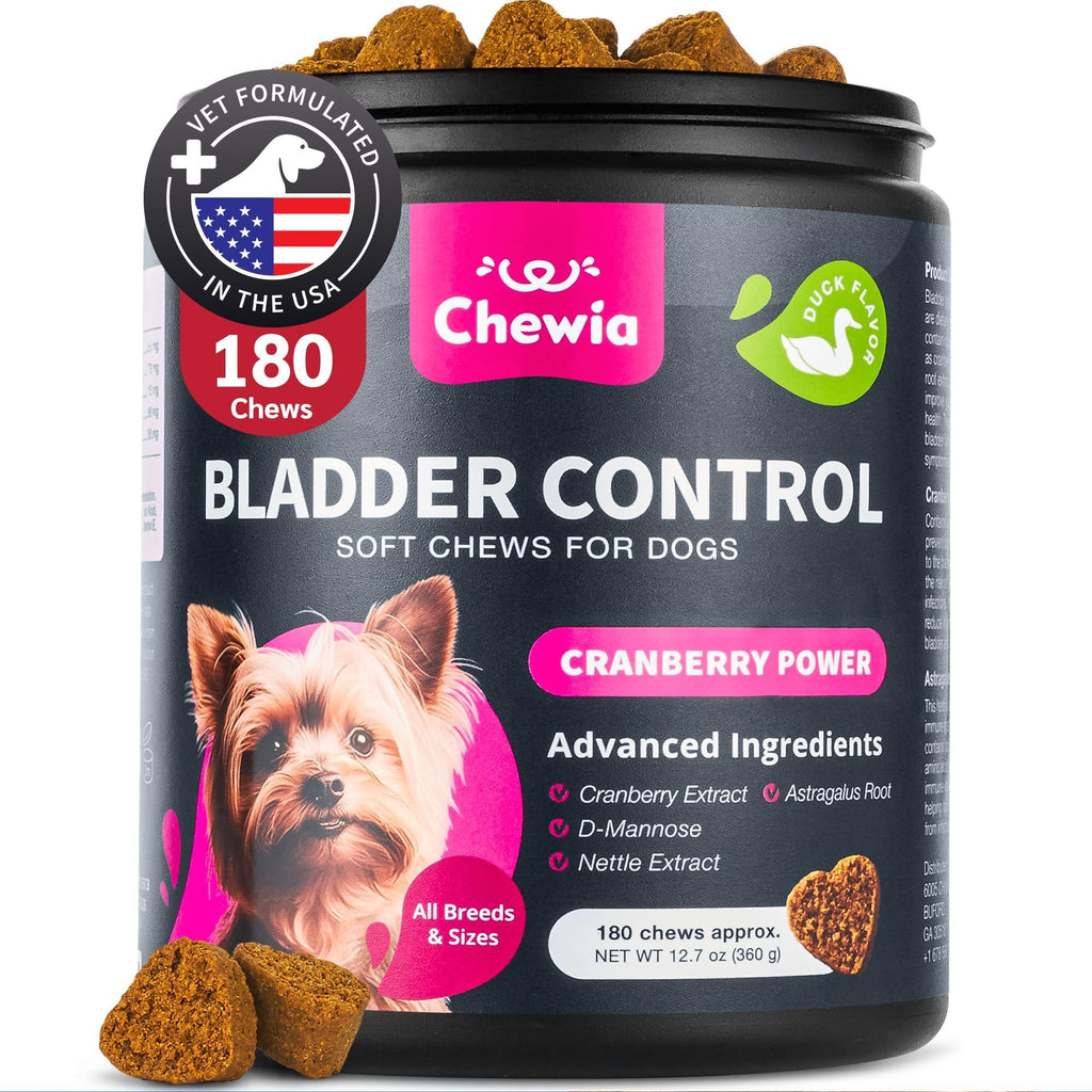 Dog UTI Treatment Cranberry Supplement Bladder & Kidney Health