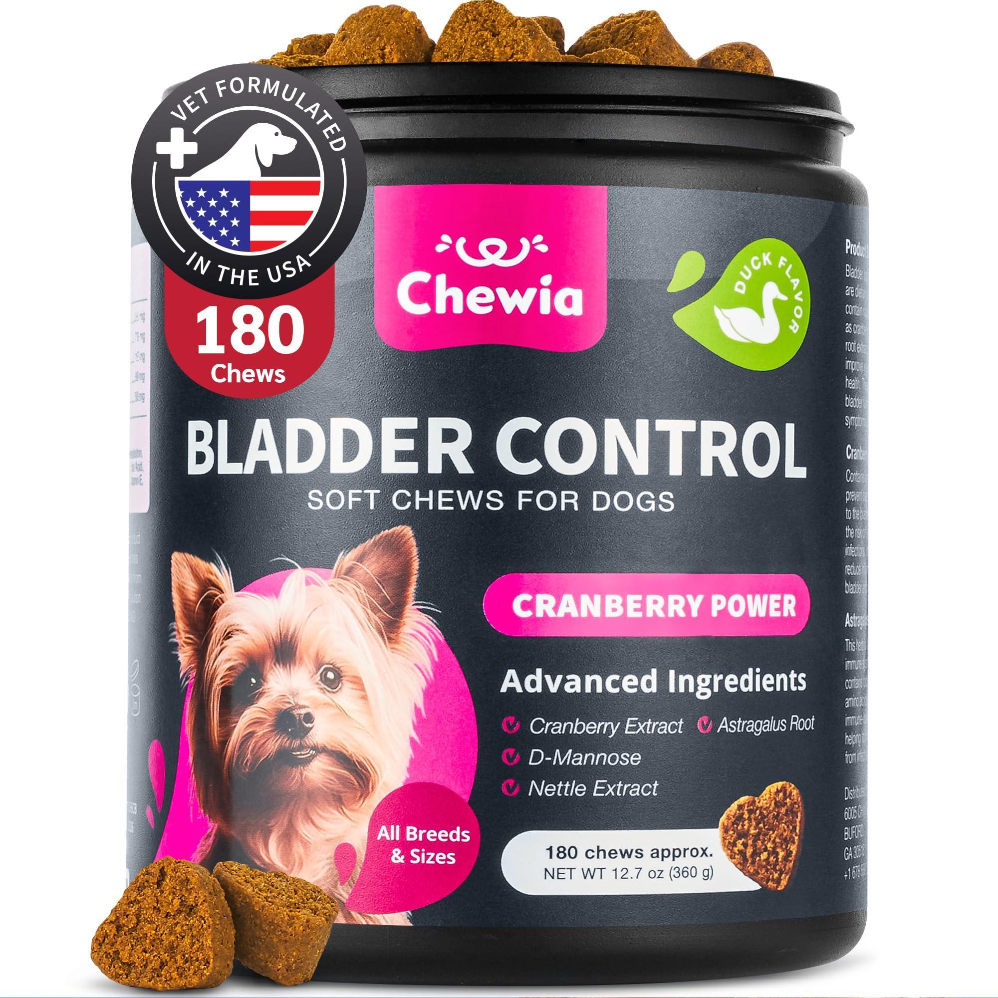 Dog UTI Treatment Cranberry Supplement Bladder & Kidney Health