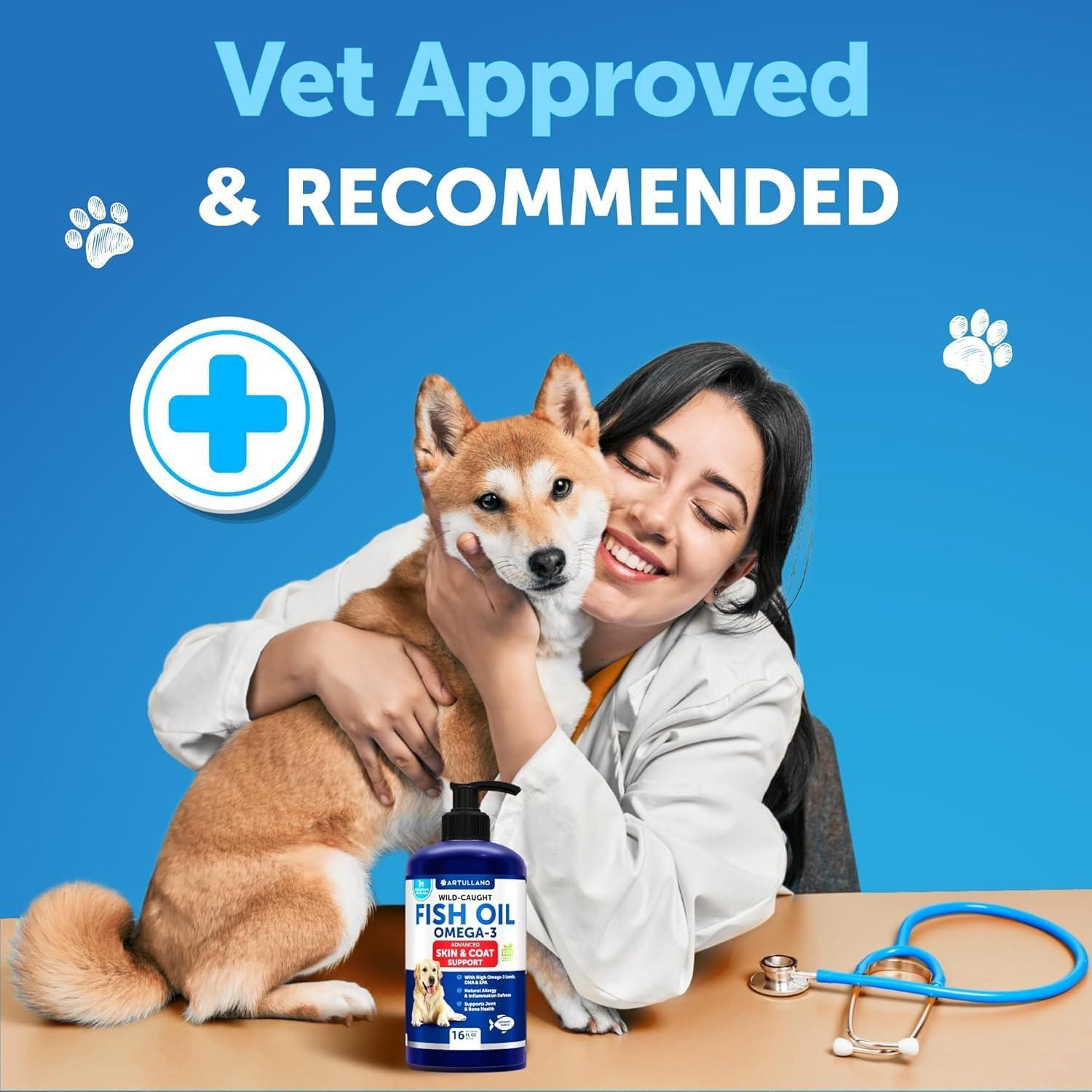 Omega-3 Fish Oil for Dogs 16 fl oz Skin & Coat Support