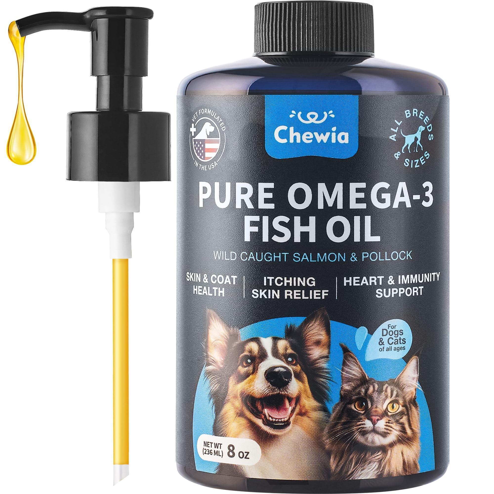 Fish Oil for Dogs 8 oz Skin & Coat Supplement