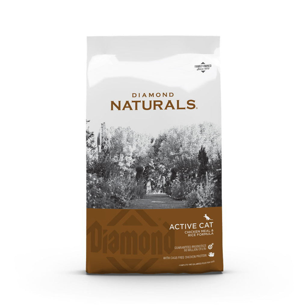 Diamond Naturals Active Cat Chicken & Rice Dry Cat Food