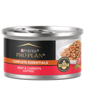 Pro Plan Complete Essentials Beef & Carrots Entrée in Gravy Wet Cat Food (3oz)