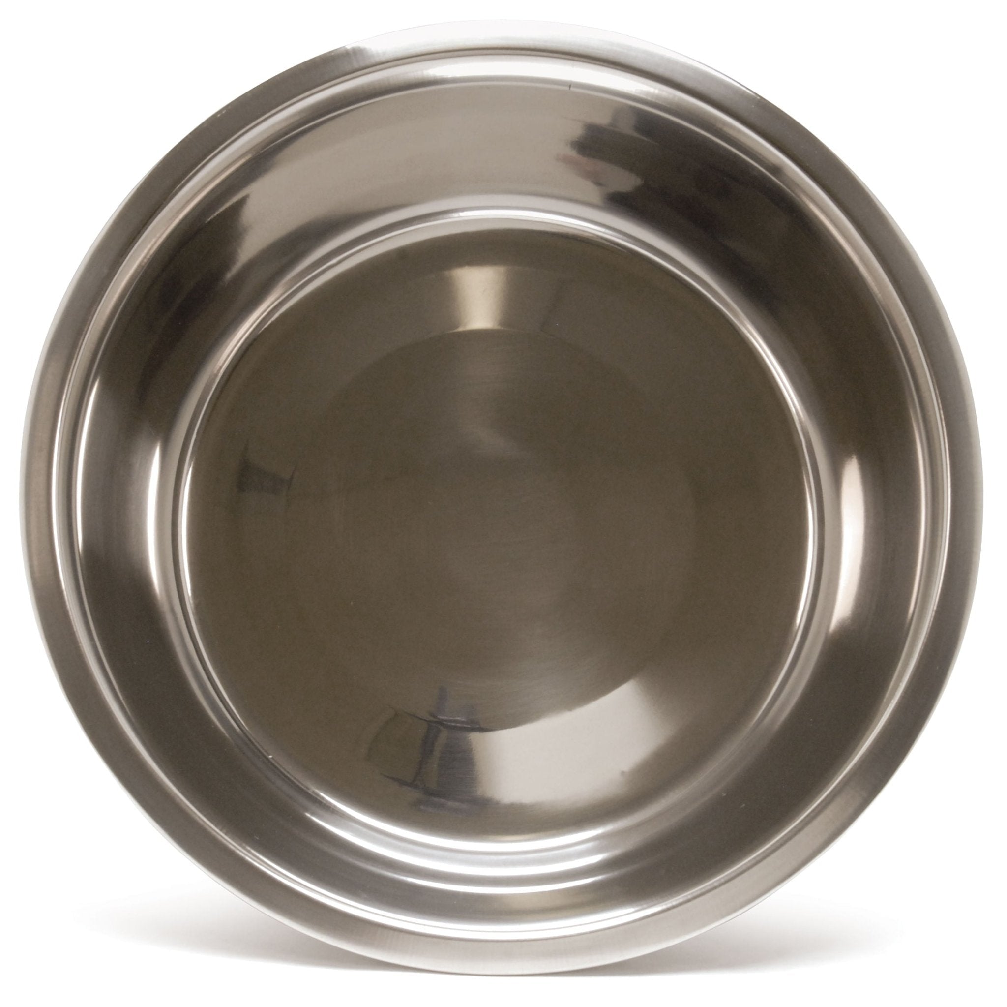 Standard-Weight Stainless Steel Food & Water Pet Bowls