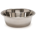 Standard-Weight Stainless Steel Food & Water Pet Bowls