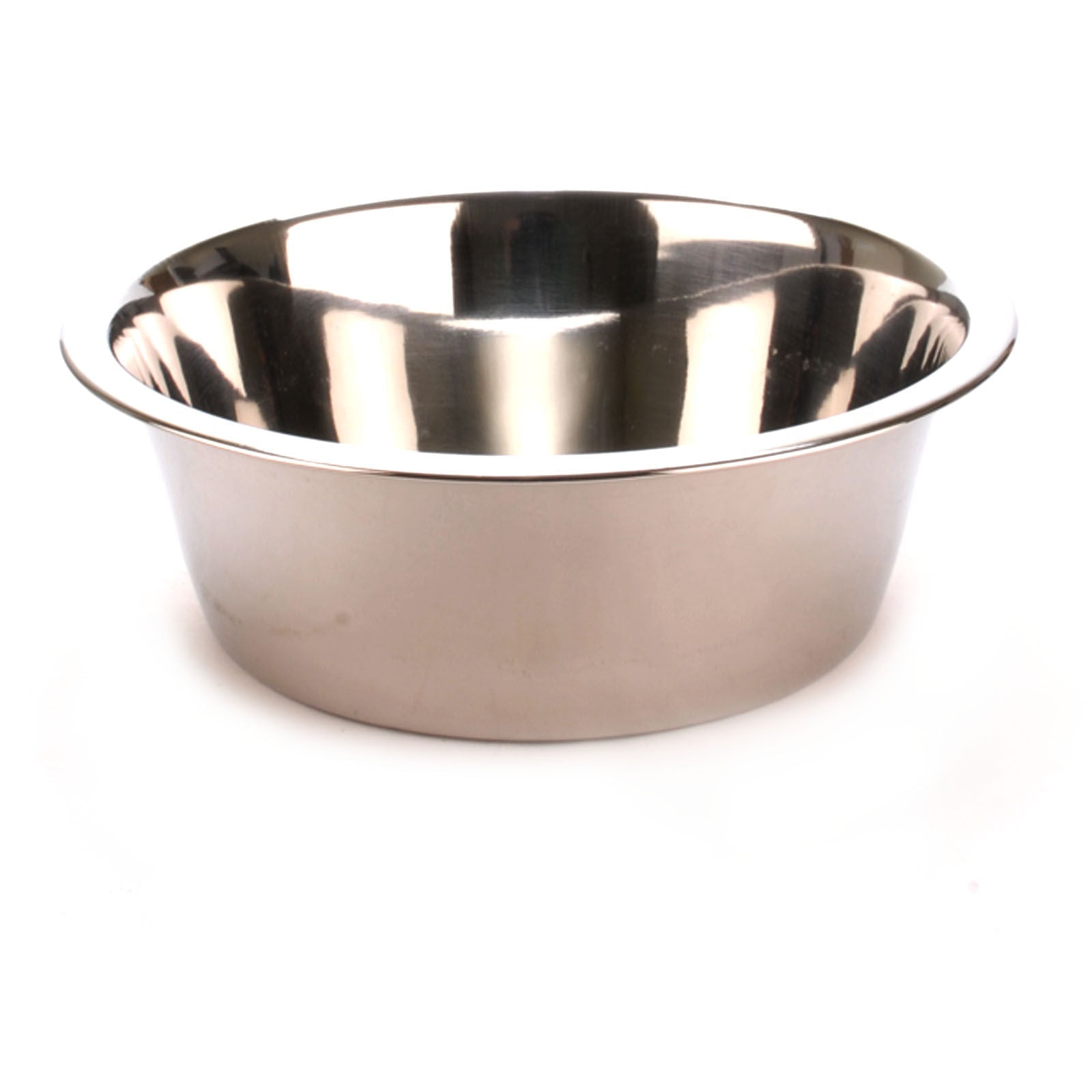 Standard-Weight Stainless Steel Food & Water Pet Bowls