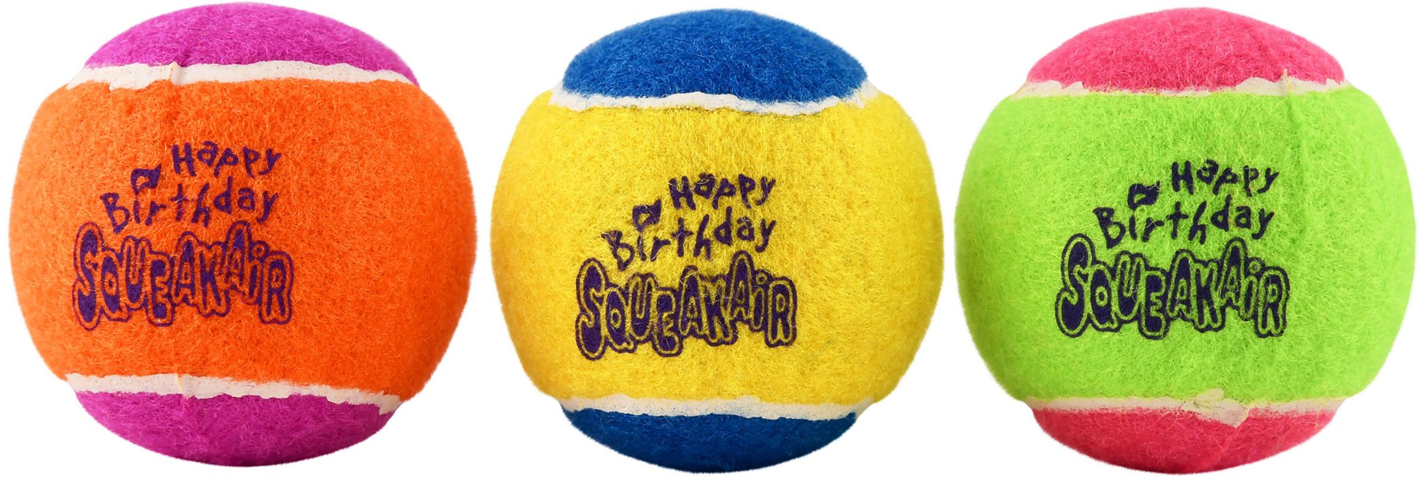 KONG Birthday Squeaker Balls, 3 pk
