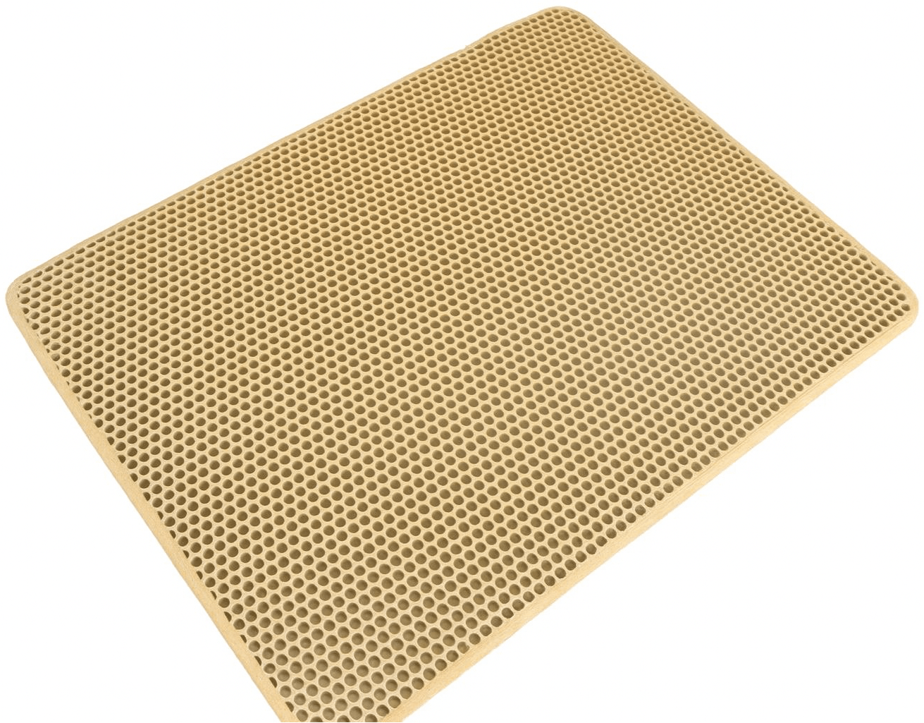Large Cat Litter Mat | Double Layer Waterproof Honeycomb Design with EVA Foam