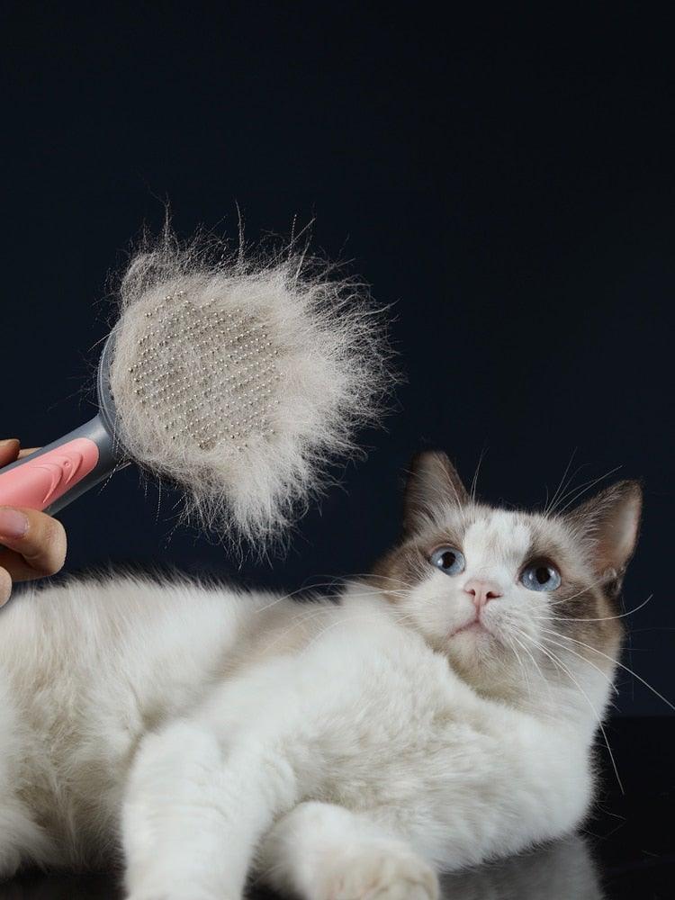 New Dog And Cat Hair Comb Pet Dog Hair Special Needle Comb Cat Hair Cleaner Cleaning and Beauty Products Pet Grooming Brush Effectively Reduces Shedding by Up to 95% Professional Deshedding Tool for Dogs and Cats
