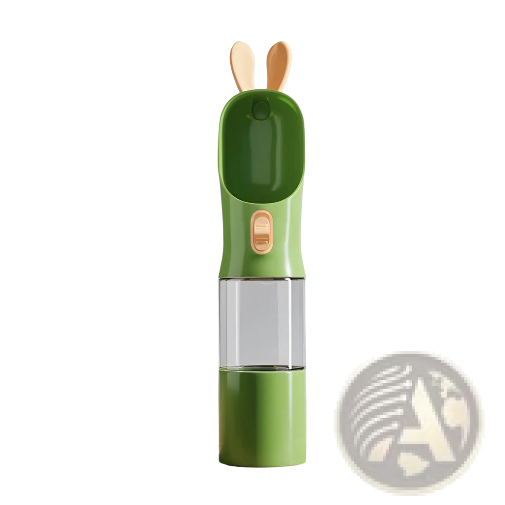 Pet Water Bottle Bunny Shaped Portable Travel Dispenser