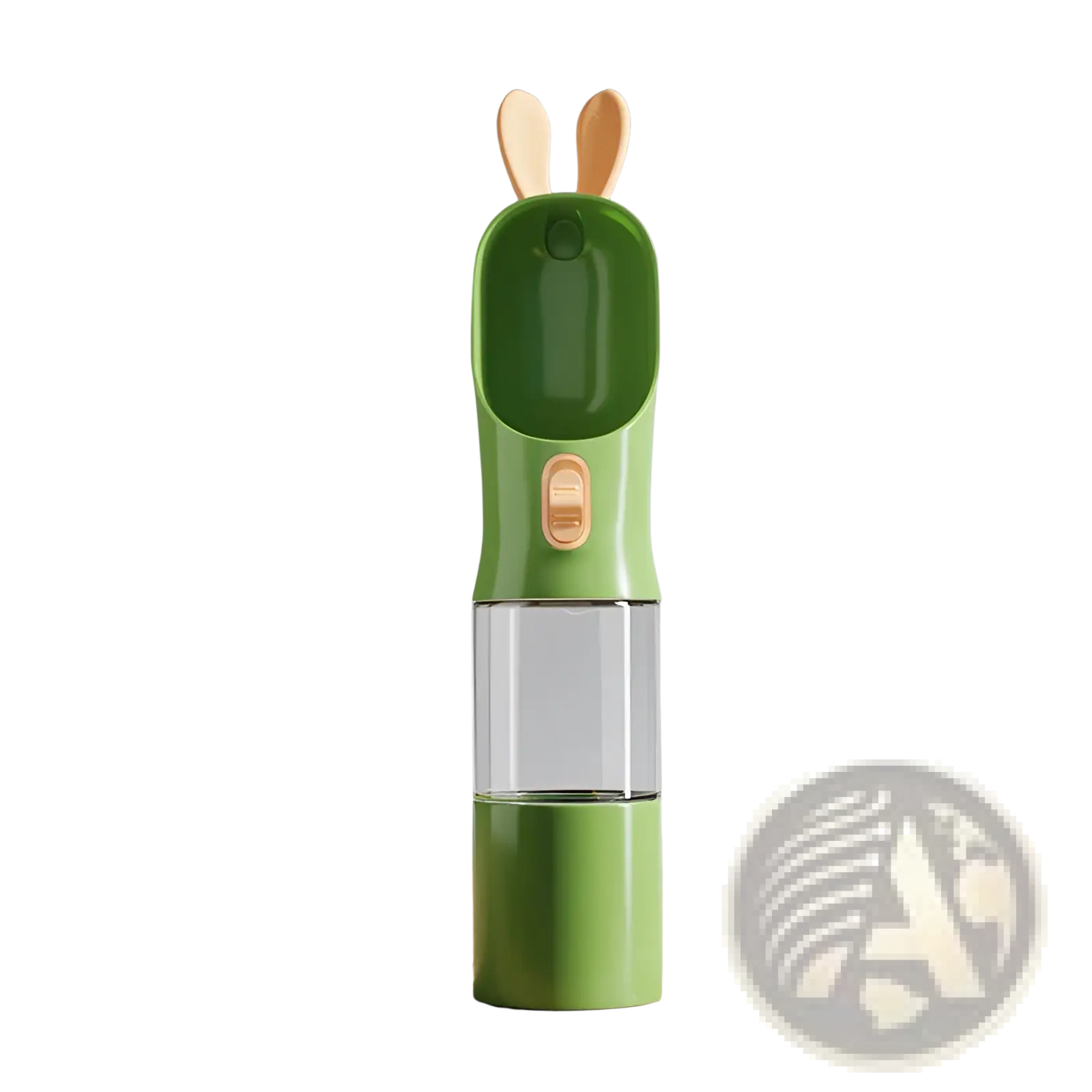 Pet Water Bottle Bunny Shaped Portable Travel Dispenser