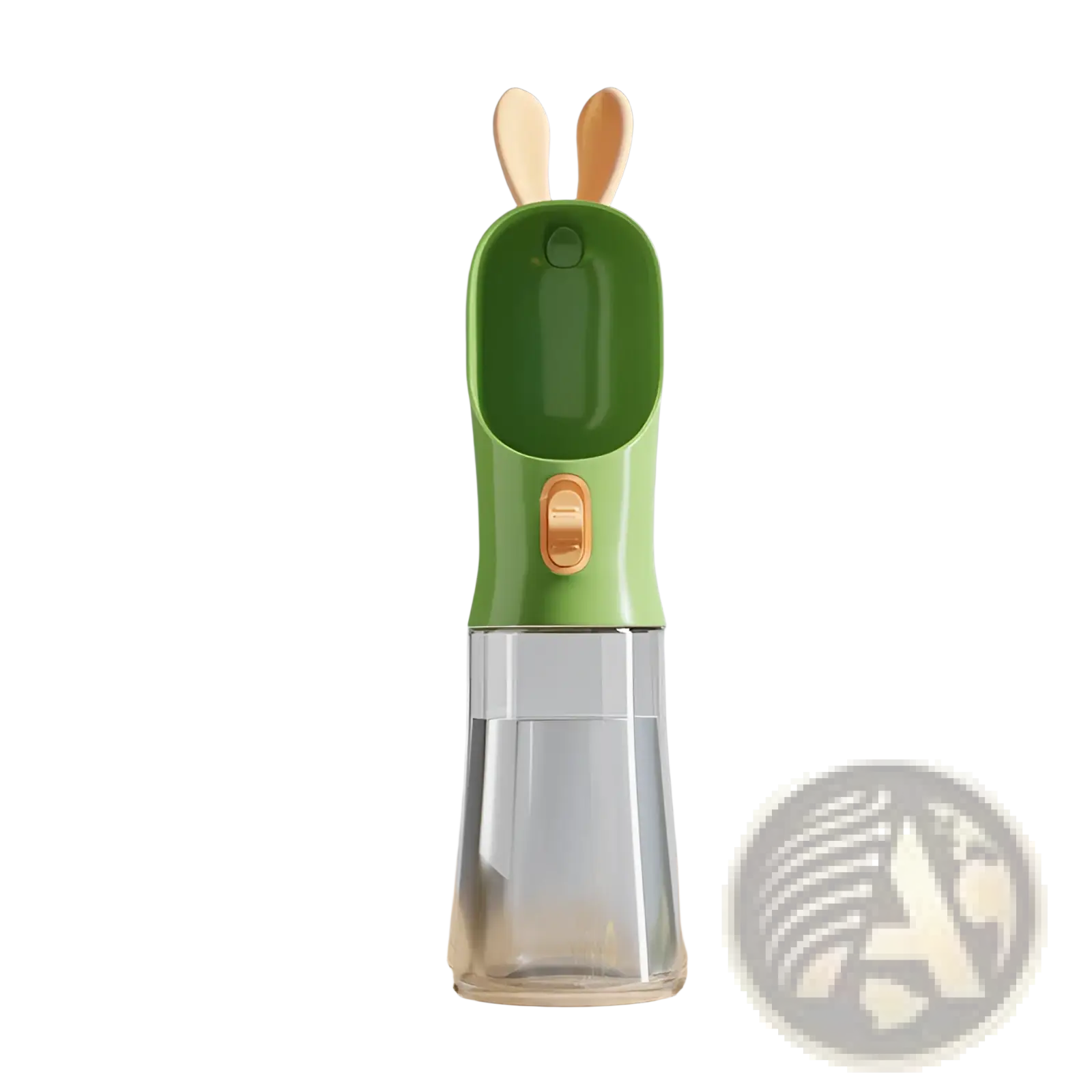 Pet Water Bottle Bunny Shaped Portable Travel Dispenser
