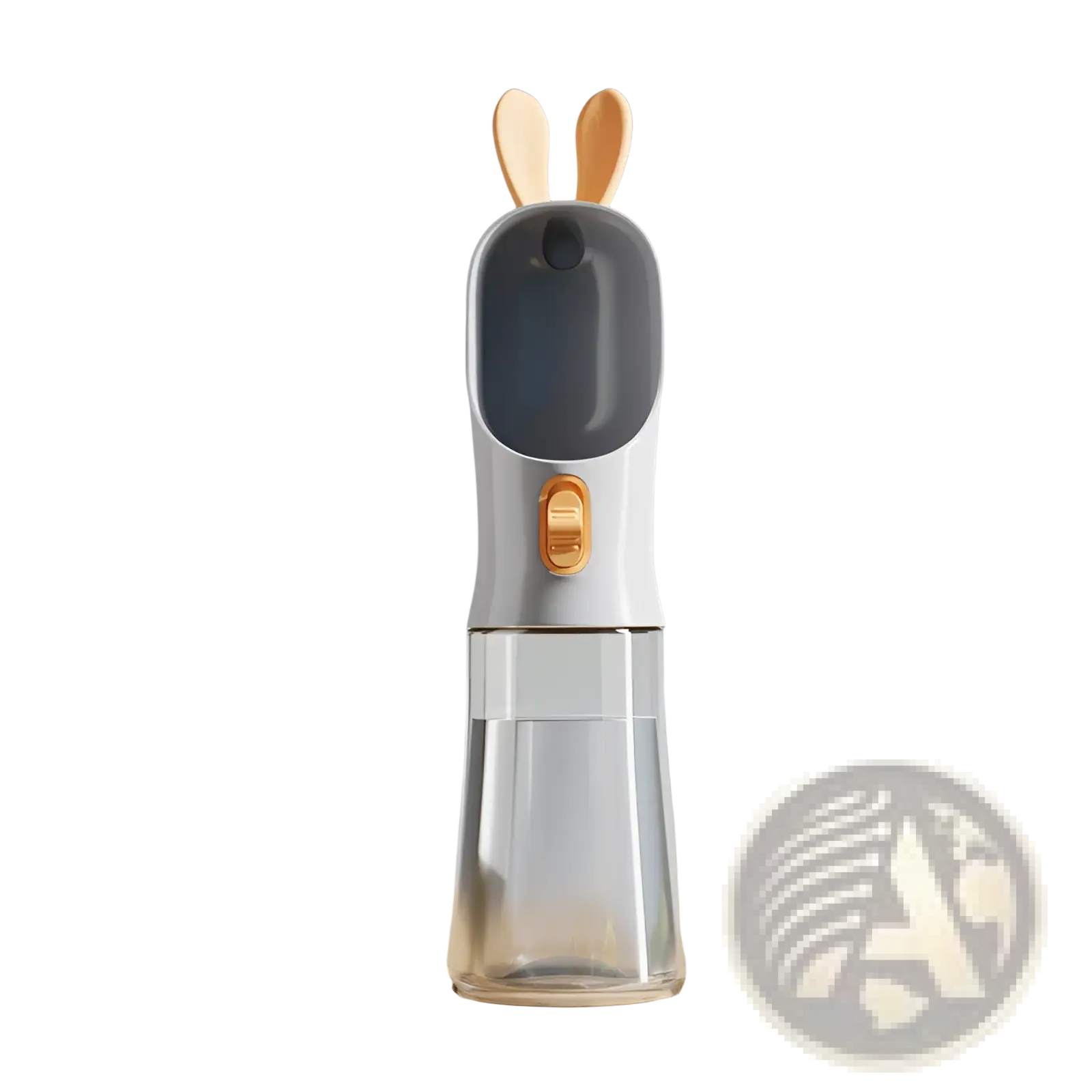 Pet Water Bottle Bunny Shaped Portable Travel Dispenser