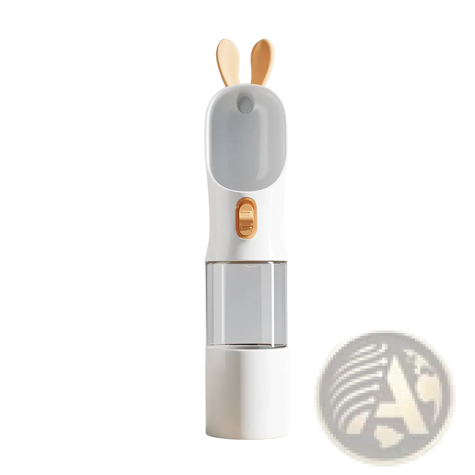 Pet Water Bottle Bunny Shaped Portable Travel Dispenser