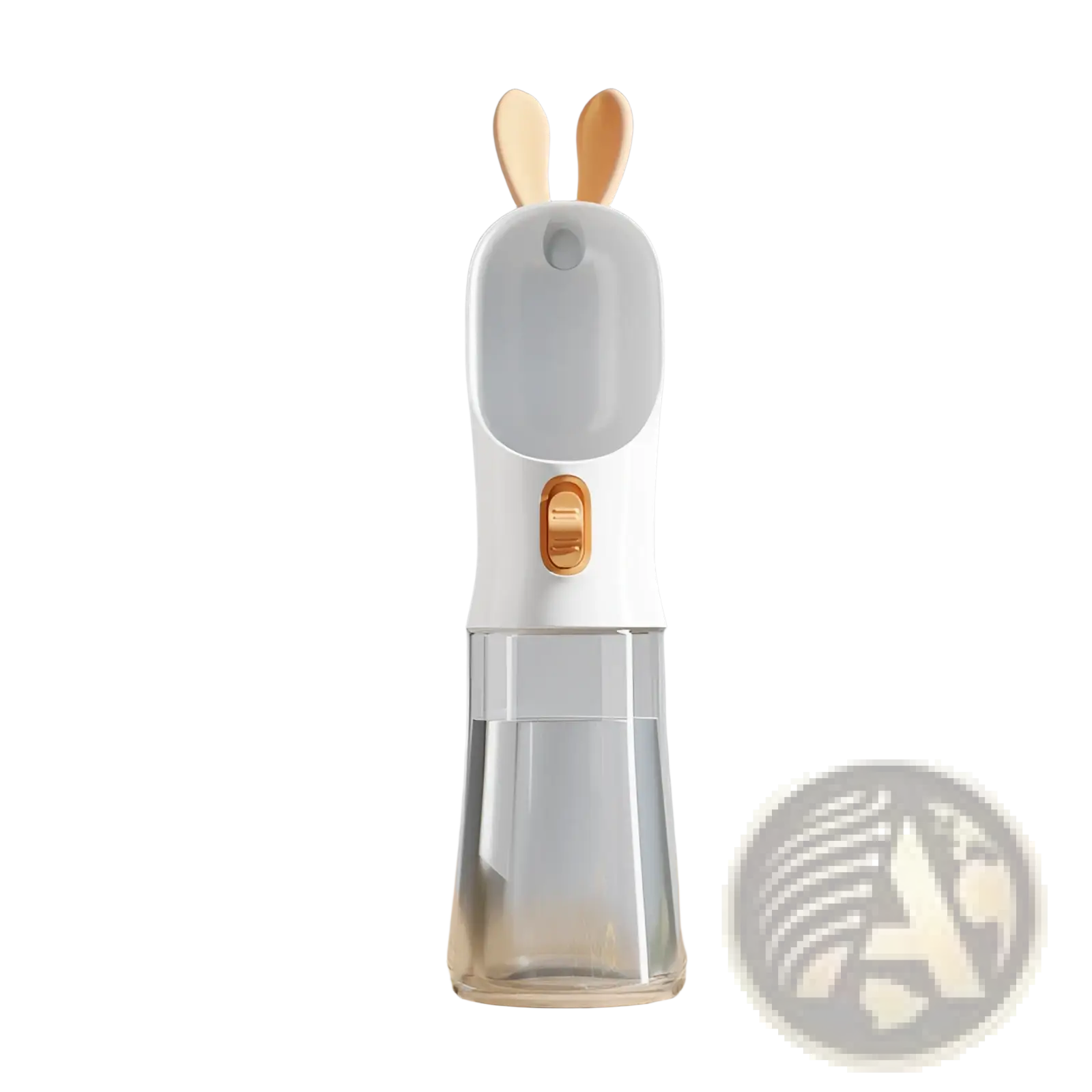 Pet Water Bottle Bunny Shaped Portable Travel Dispenser
