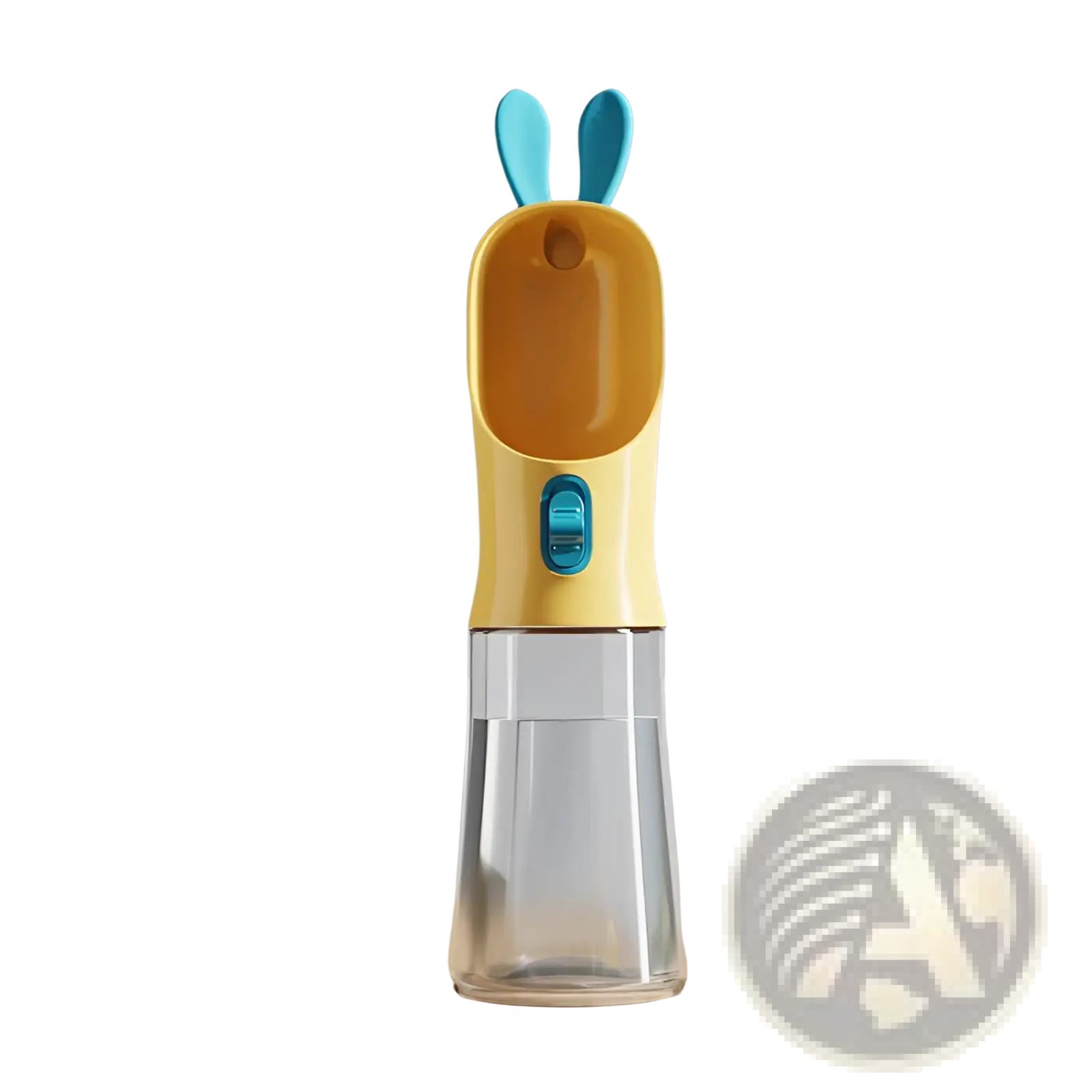 Pet Water Bottle Bunny Shaped Portable Travel Dispenser