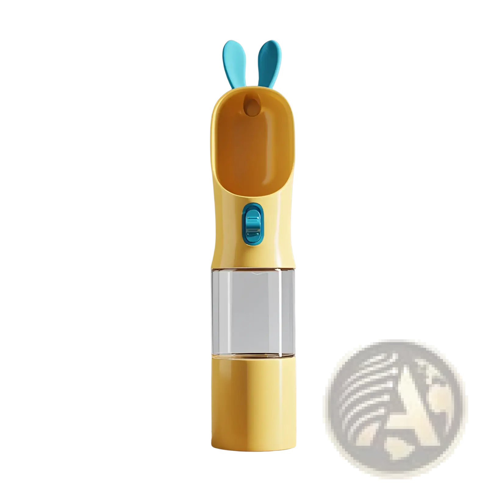 Pet Water Bottle Bunny Shaped Portable Travel Dispenser