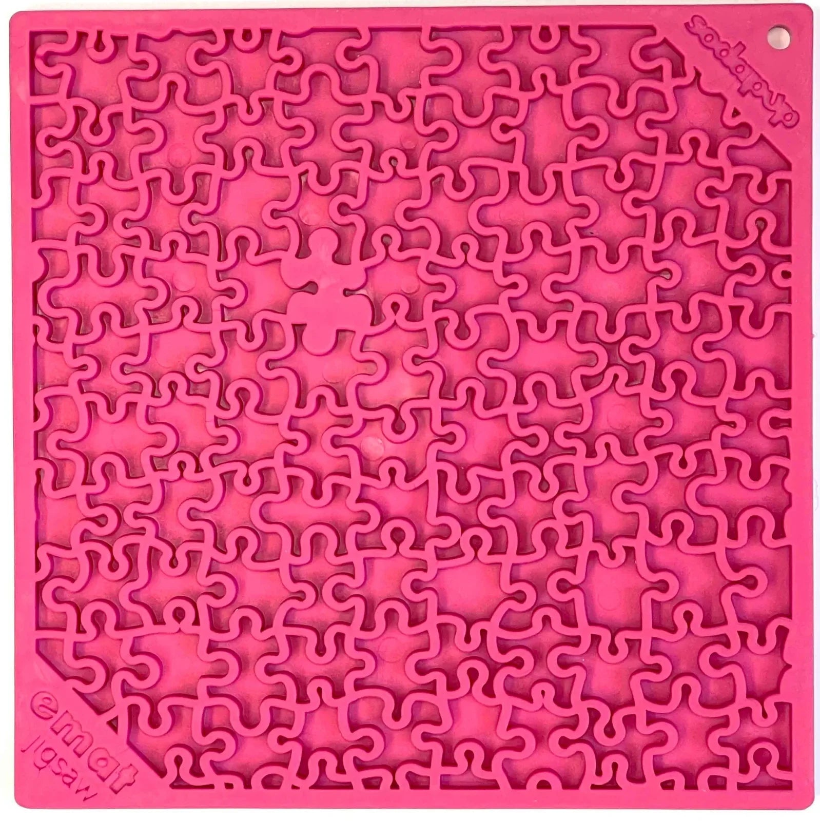 Jigsaw Puzzle eMat - Enrichment Lick Mat for Dogs and Cats | eMat Enrichment Toy for Anxiety Relief | USA Made,  silicone lick mat