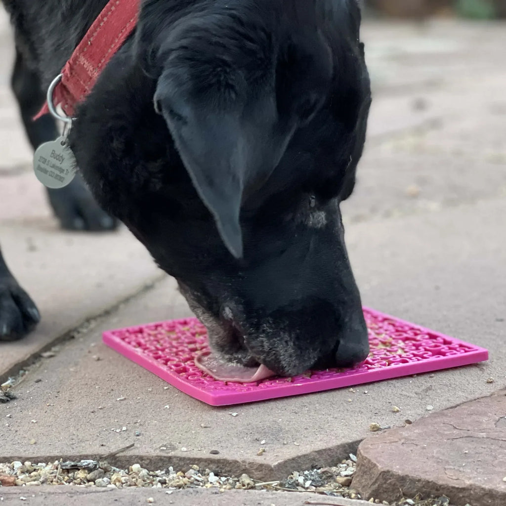 Jigsaw Puzzle eMat - Enrichment Lick Mat for Dogs and Cats | eMat Enrichment Toy for Anxiety Relief | USA Made,  silicone lick mat