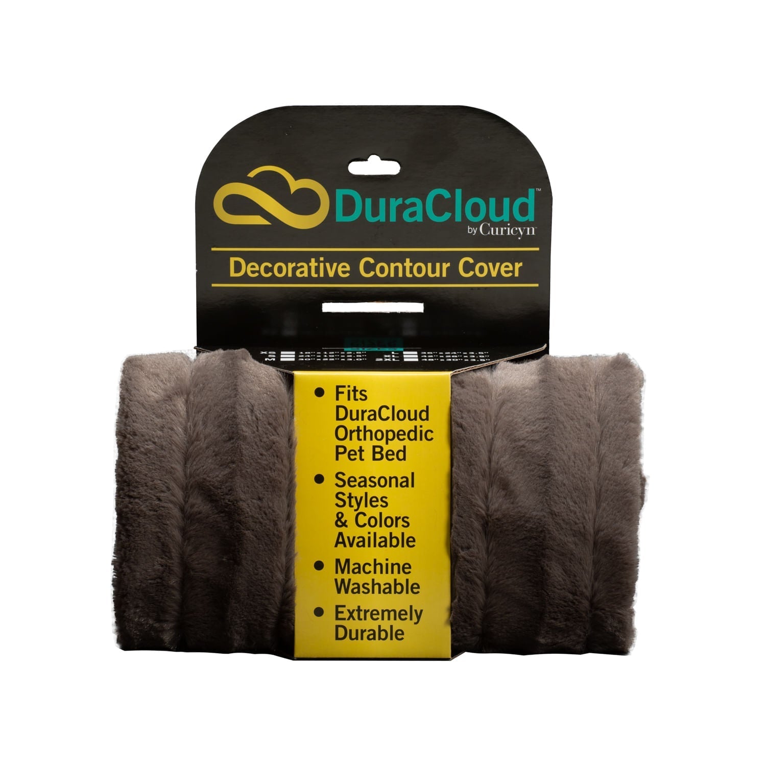 DuraCloud Orthopedic Pet Bed with Washable Cover, Joint Support Foam & Waterproof Liner