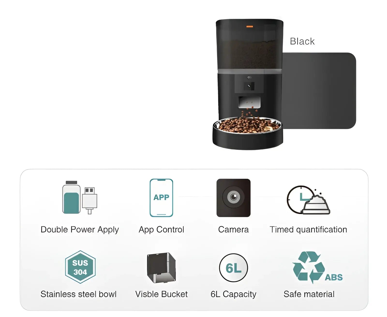 Smart Pet Feeder with Camera and Video Monitoring