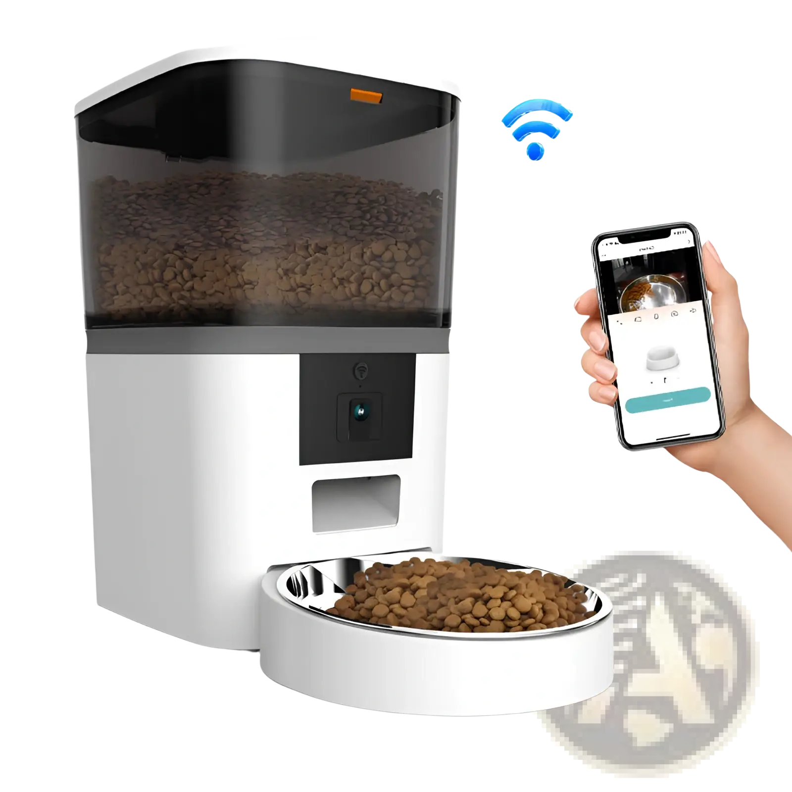 Smart Pet Feeder with Camera and Video Monitoring