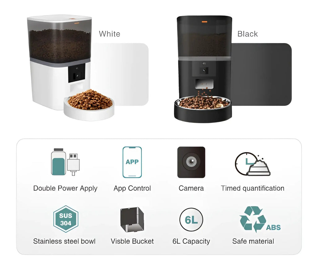 Smart Pet Feeder with Camera and Video Monitoring