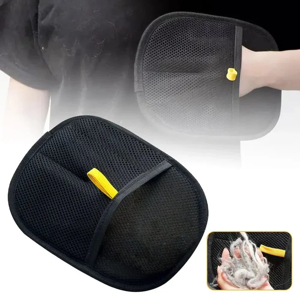 Static Pet Hair Removal Gloves | Grooming Mitt for Cats and Dogs