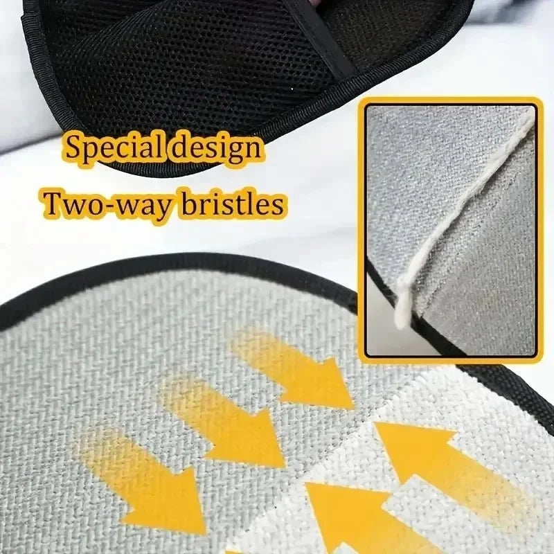 Static Pet Hair Removal Gloves | Grooming Mitt for Cats and Dogs
