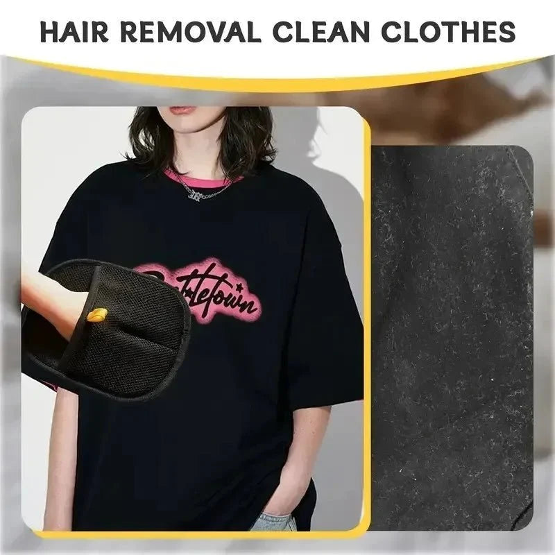 Static Pet Hair Removal Gloves | Grooming Mitt for Cats and Dogs