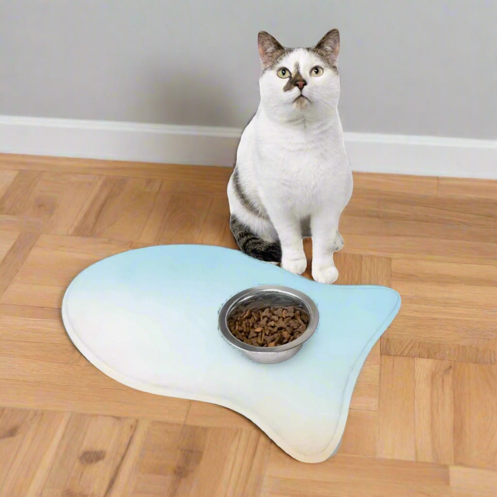 Stylish Pet Feeding Mat - Non-Slip feeding mat for Dogs & Cats, pet mat, cute feeding mat for pets