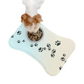 Stylish Pet Feeding Mat – Paw Print Design