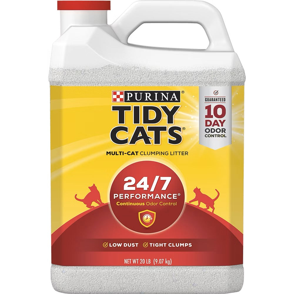 Tidy Cats 24/7 Performance Multiple Cats Clumping Litter (20lb)