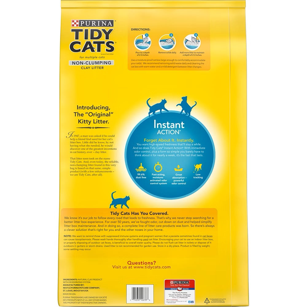 Tidy Cats Non Clumping Clay Litter Instant Action