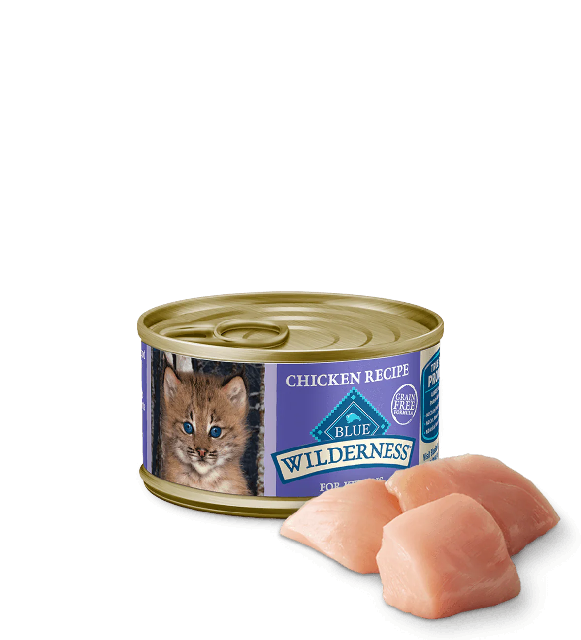 Blue Buffalo Wilderness Kitten Chicken Recipe Wet Cat Food (3oz)